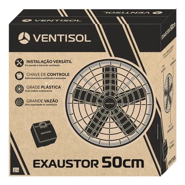 EXAUSTOR AXIAL IND 50CM 220V PREMIUM VENTISOL 445 - Foto 4