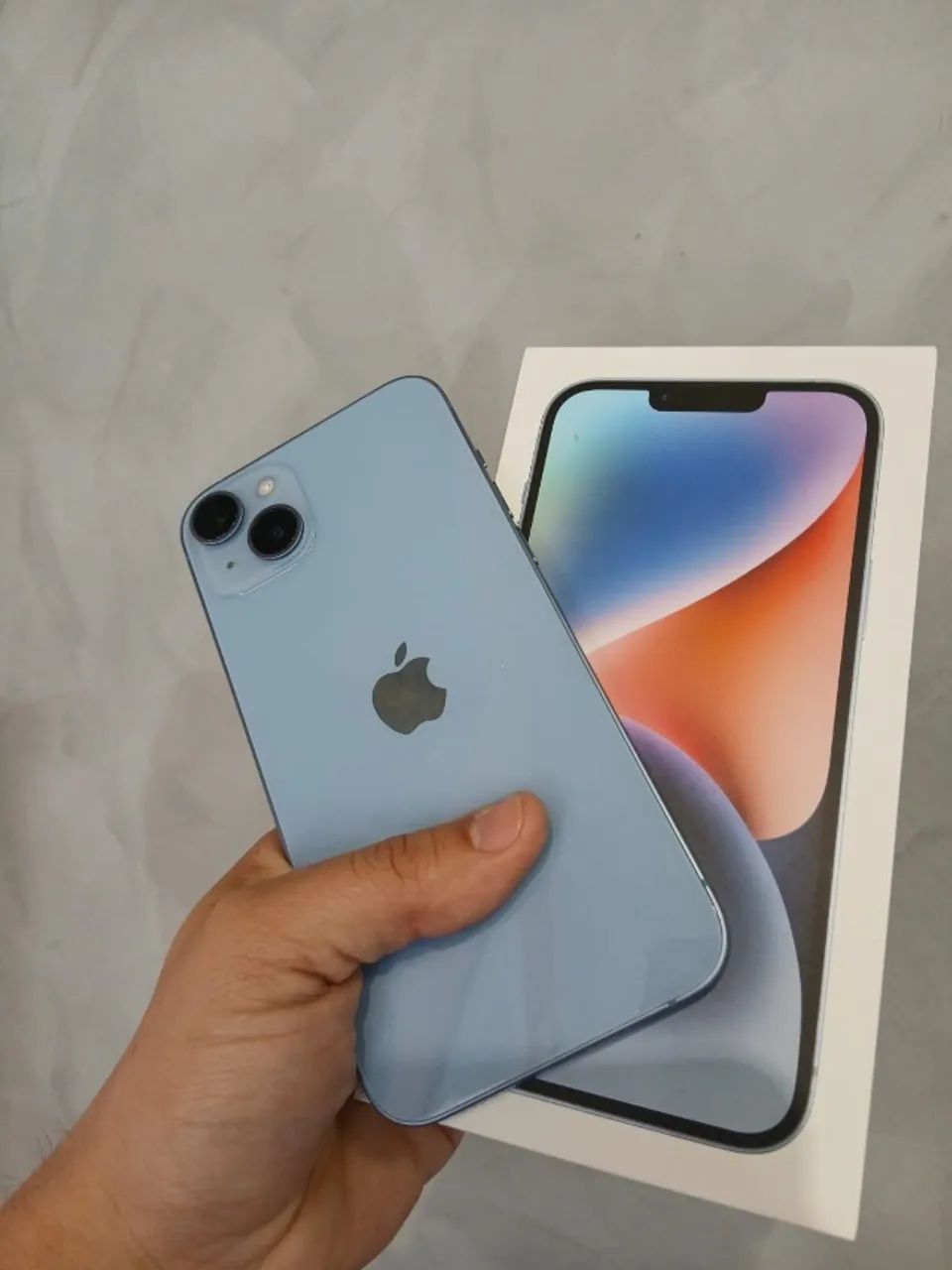 IPHONE 14 PLUS 128GB - Azul com 82% de Bateria