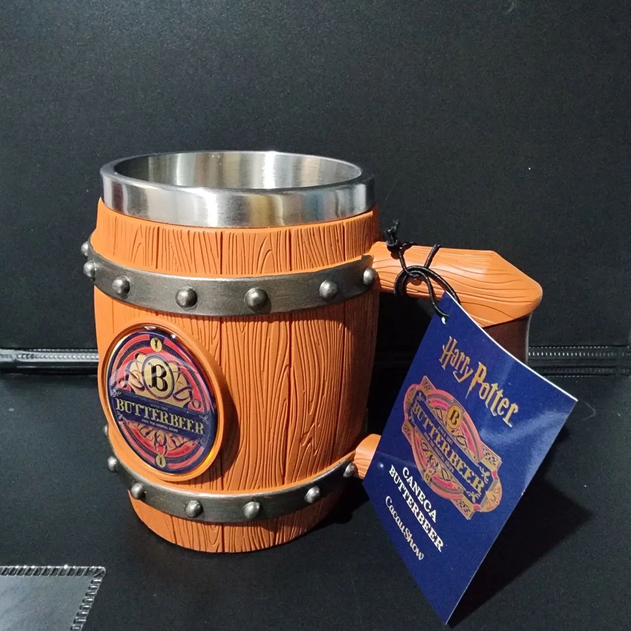 Caneca Cerveja Amanteigada Harry Potter 420ml.