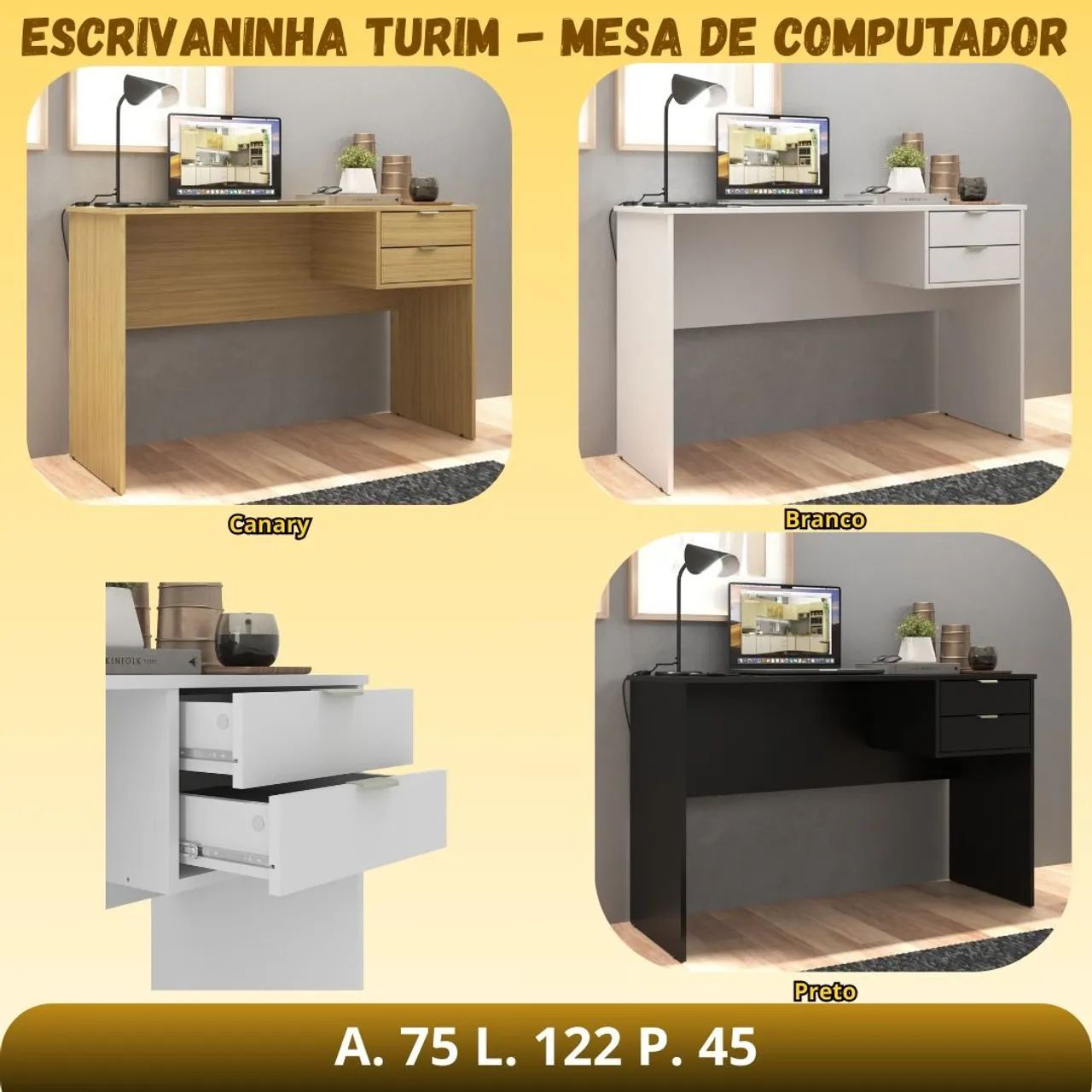 Mesa de Computador turim