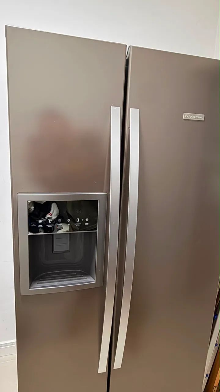Geladeira Electrolux Side by Side Titanium - Foto 5