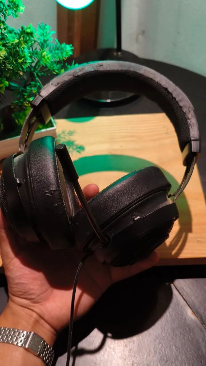 Headset Gamer Razer Kraken Pro V2 - Som Perfeito e Funcionando 100% (Usado) - Foto 2