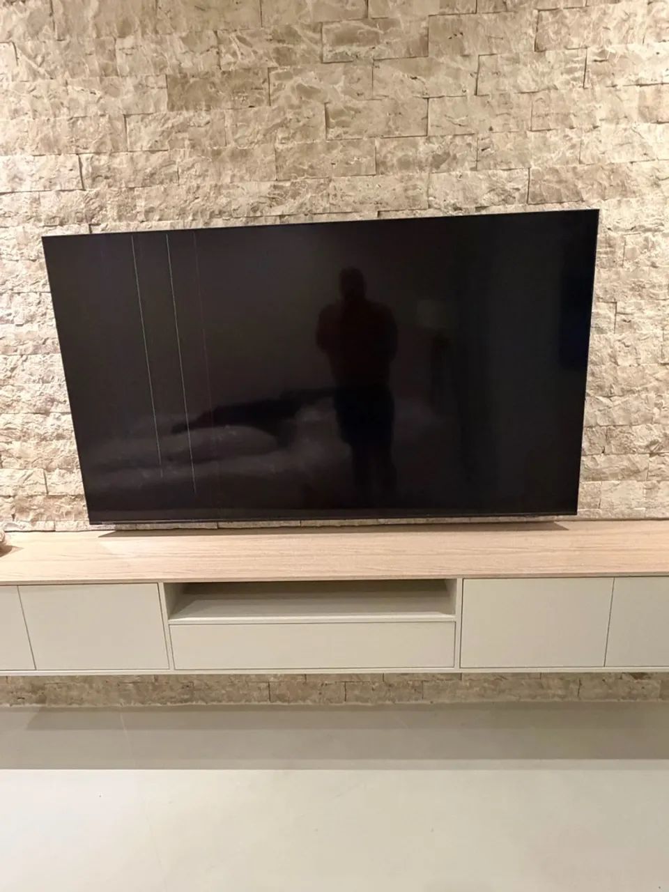 SmartTV 75 Samsung (tela queimada)  - Foto 2