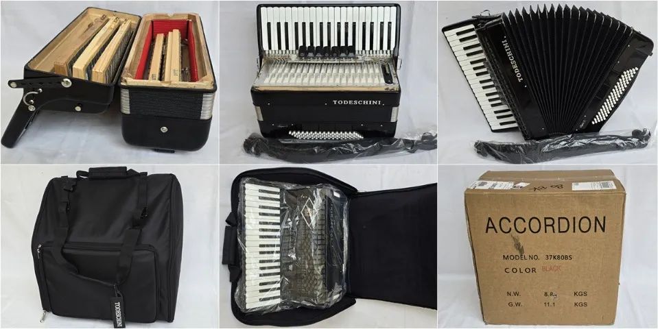 Acordeon 80 Baixos Todeschini Super 5 "NOVA" - Foto 5