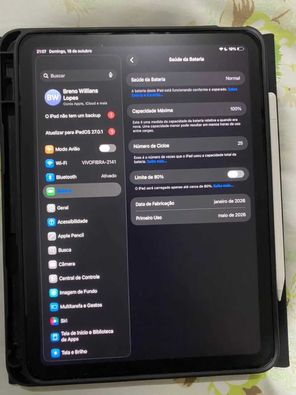 Ipad 11 A16 128gb 6gb ram - Foto 5