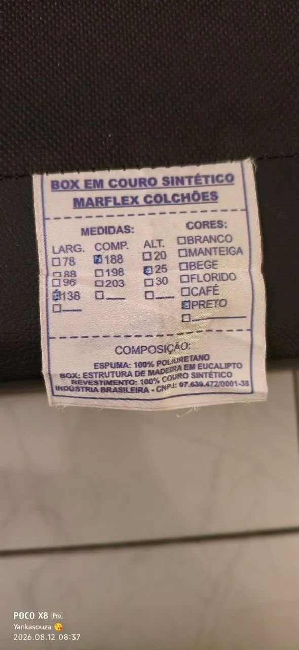 **** VENDO CAMA BOX DE CASAL **** LEIA O ANÚNCIO **** - Foto 4