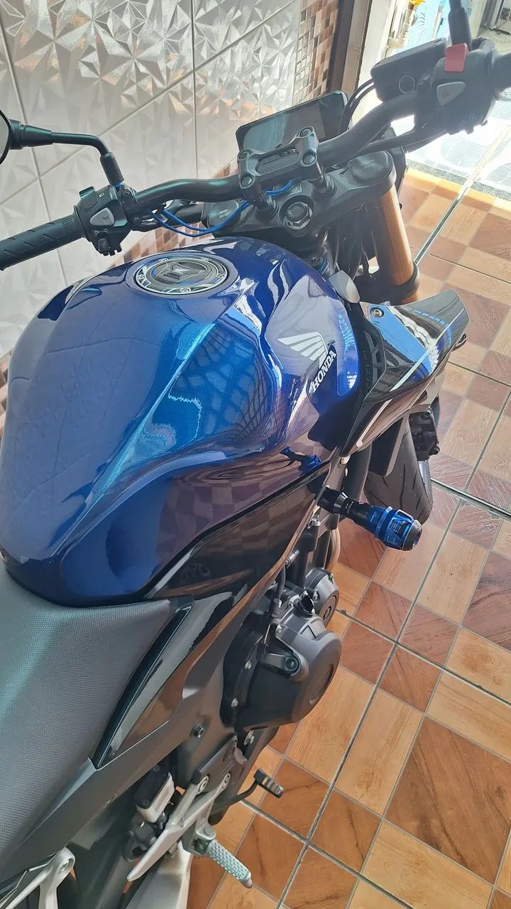 CB 500F  ano 2024 cor azul - Foto 2