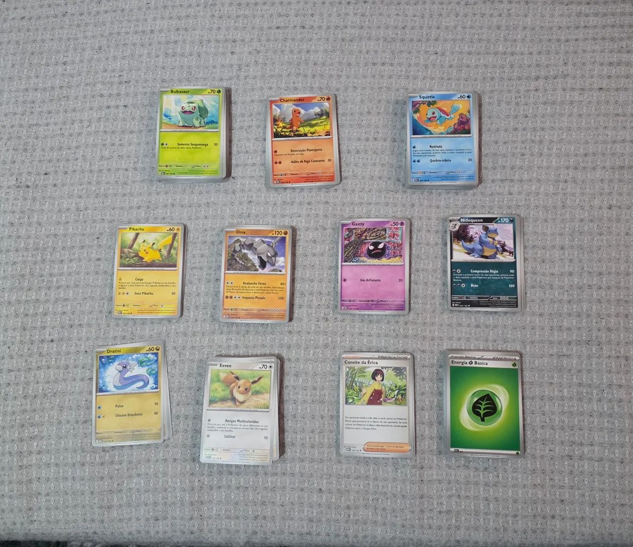 Bulk Cartas Pokémon da coleção 151