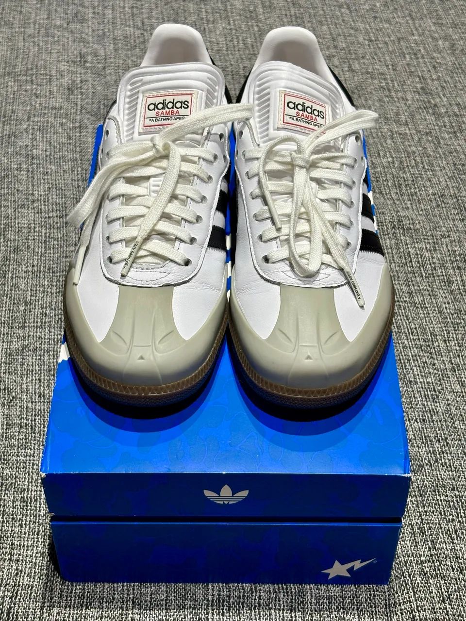 adidas samba x bape jr9245 (com caixa e cadarço extra) - Calçados