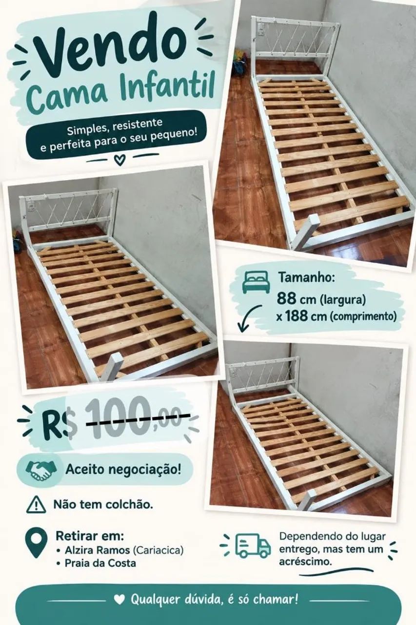 Vendo cama infantil 