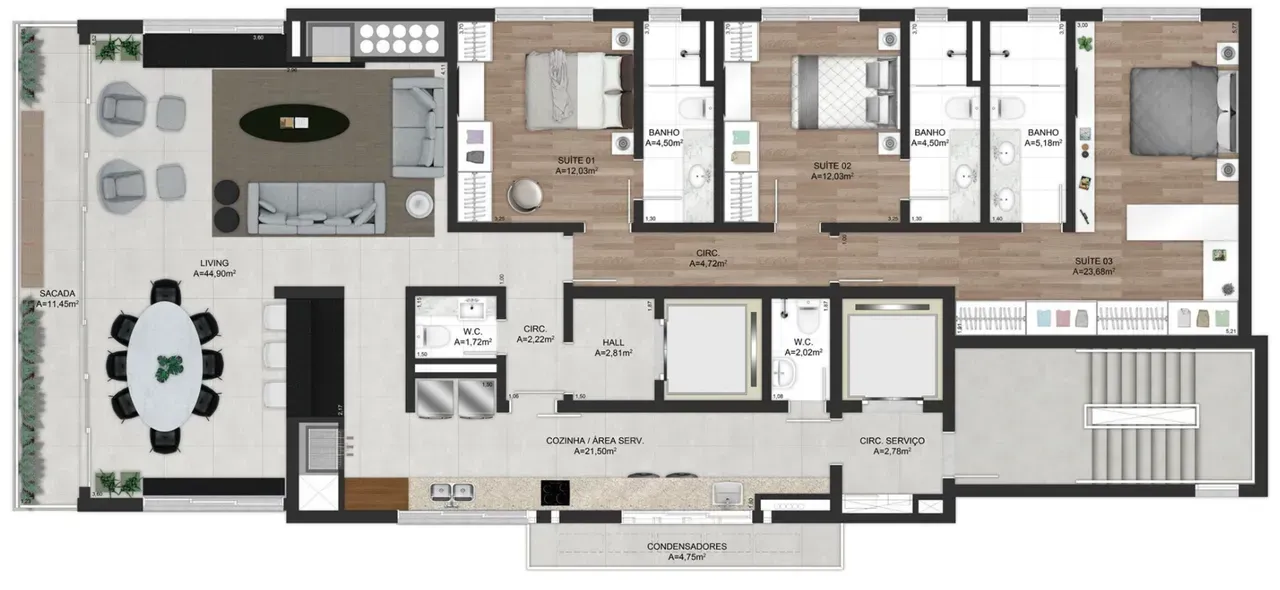 PLANTA 184m²