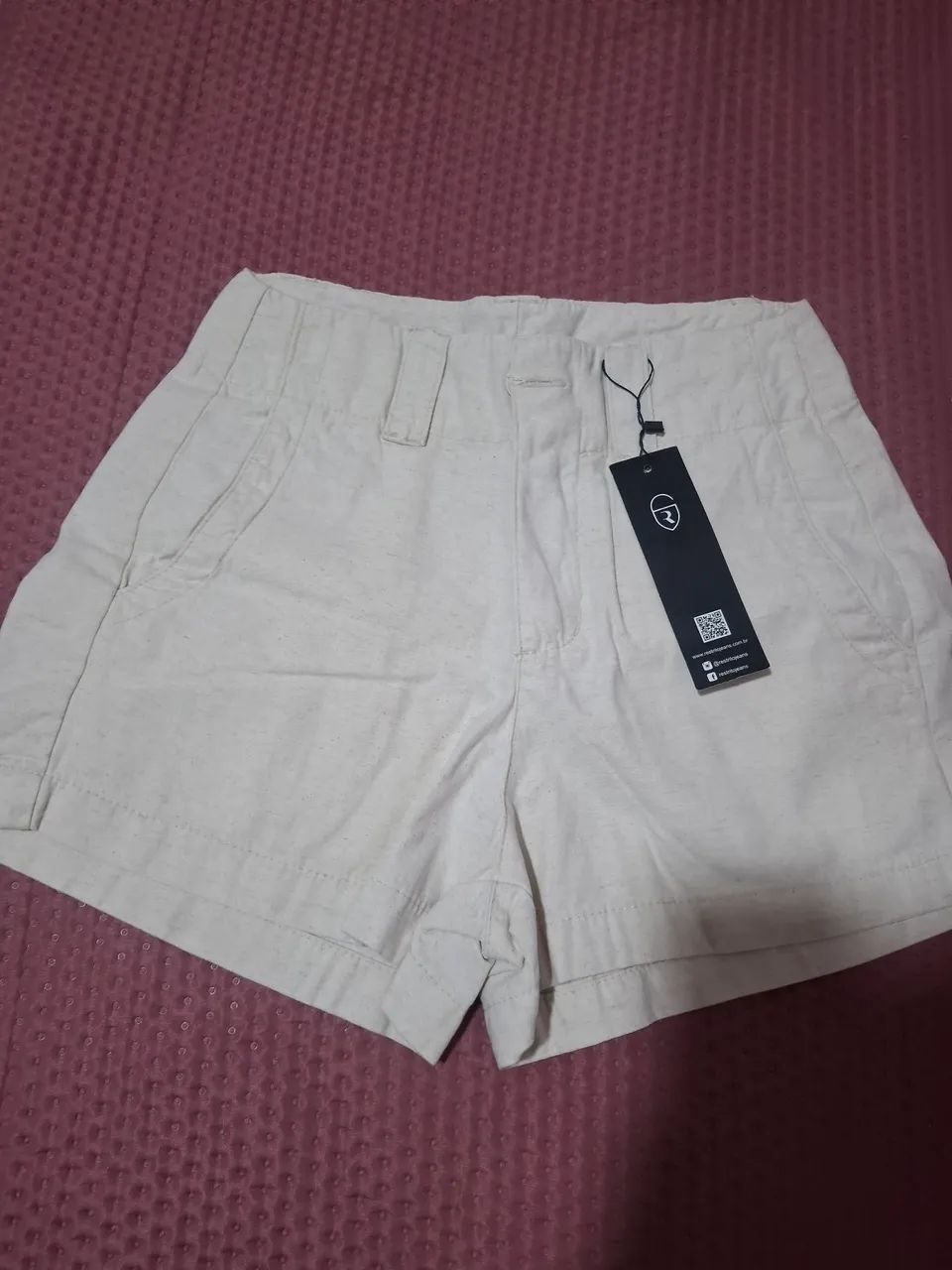 short de linho