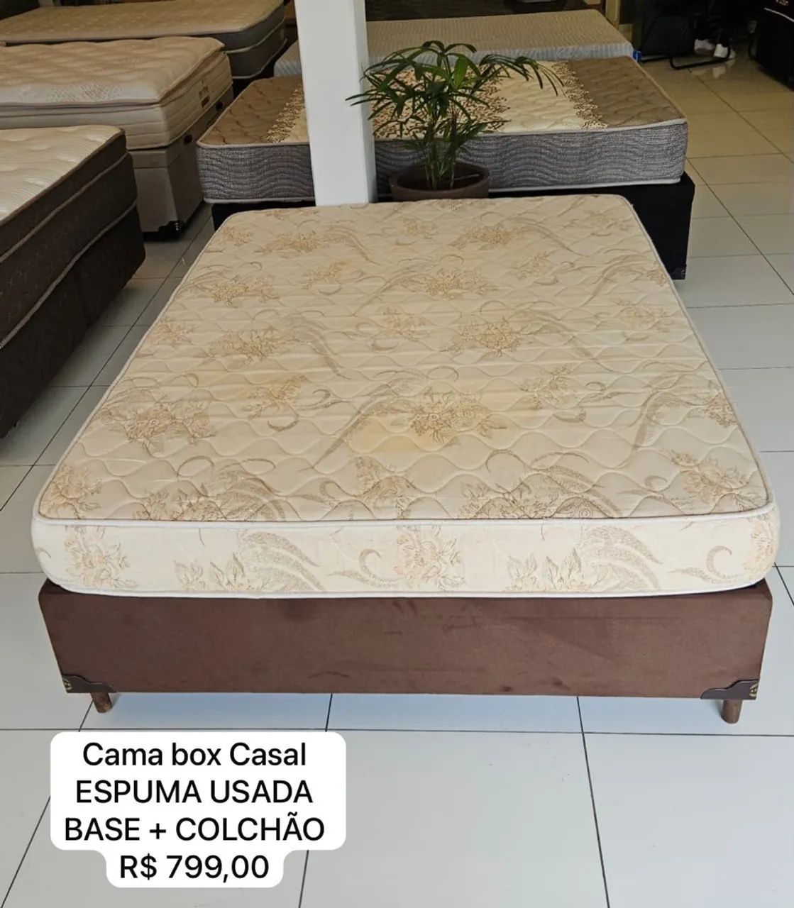 Cama Box Casal USADA com ENTREGA 