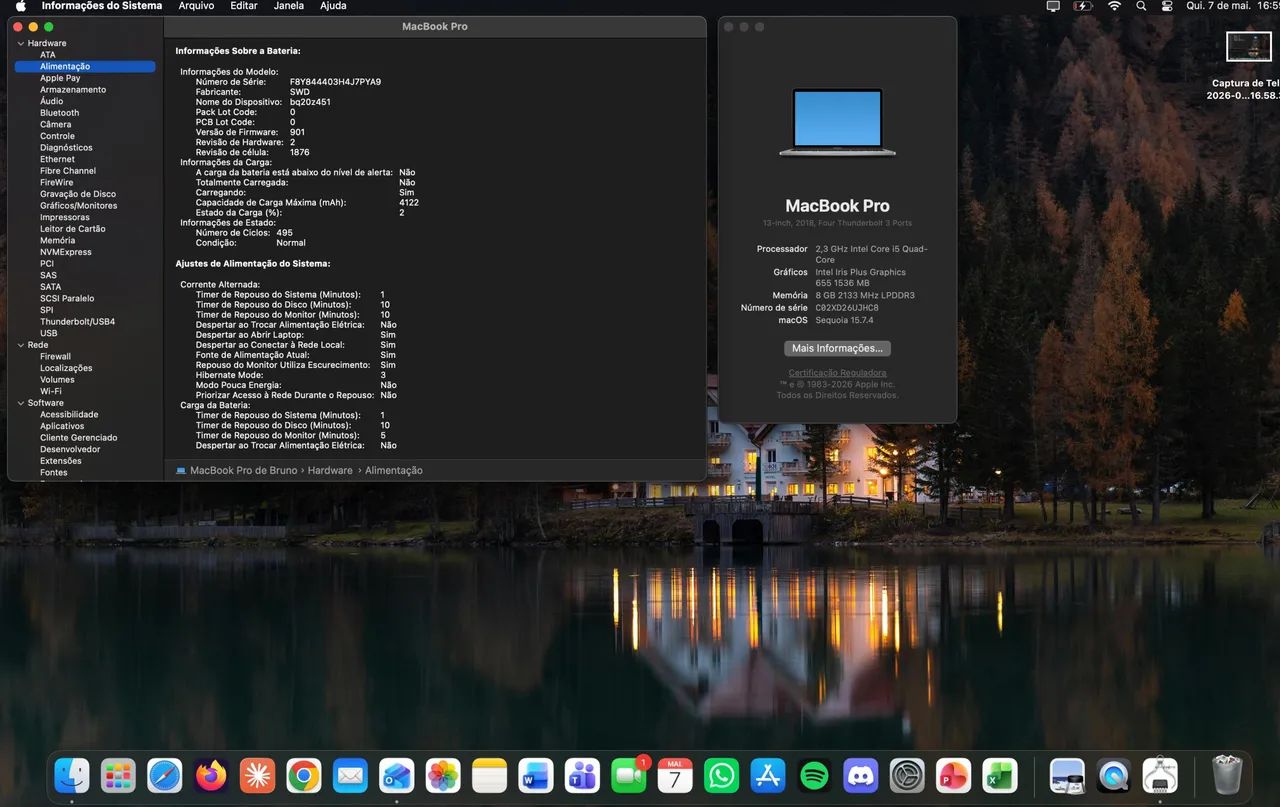MacBook Pro 13 2018 250gb - Notebooks - João Aranha, Paulínia MacBook Pro 13 2018 250gb - Notebooks - João Aranha, Paulínia