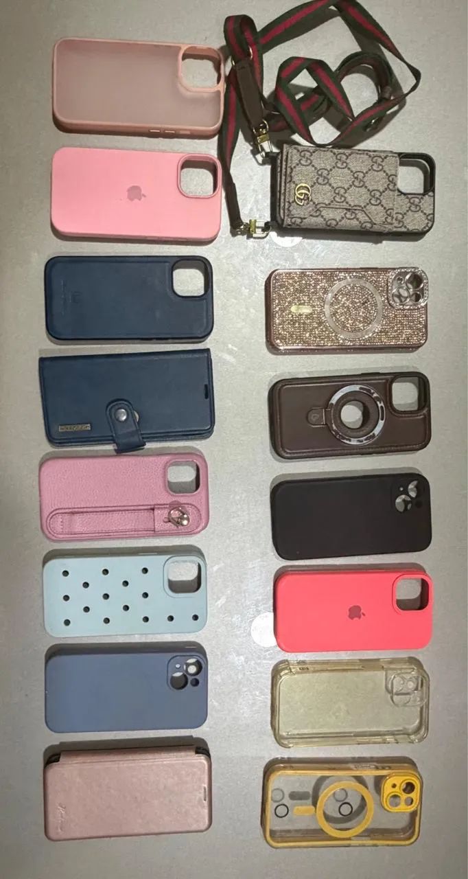 Capas usadas diversas IPhone 15 normal - Foto 2