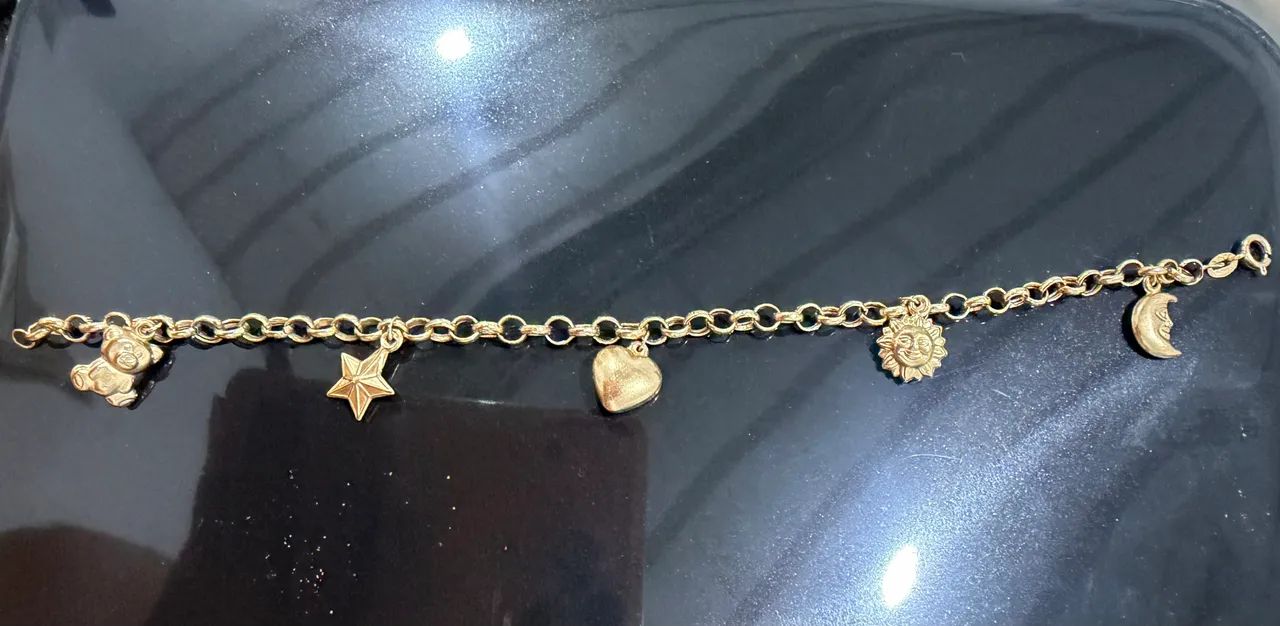Pulseira feminina ouro18 - Foto 2