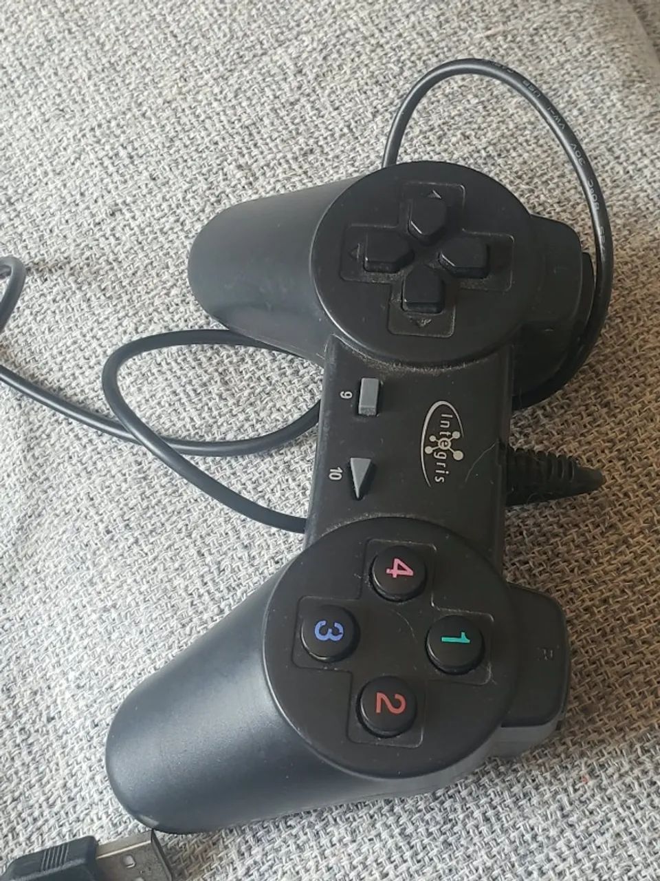 Controle Joypad Integris USB Para PC Computador Notebook - Foto 2