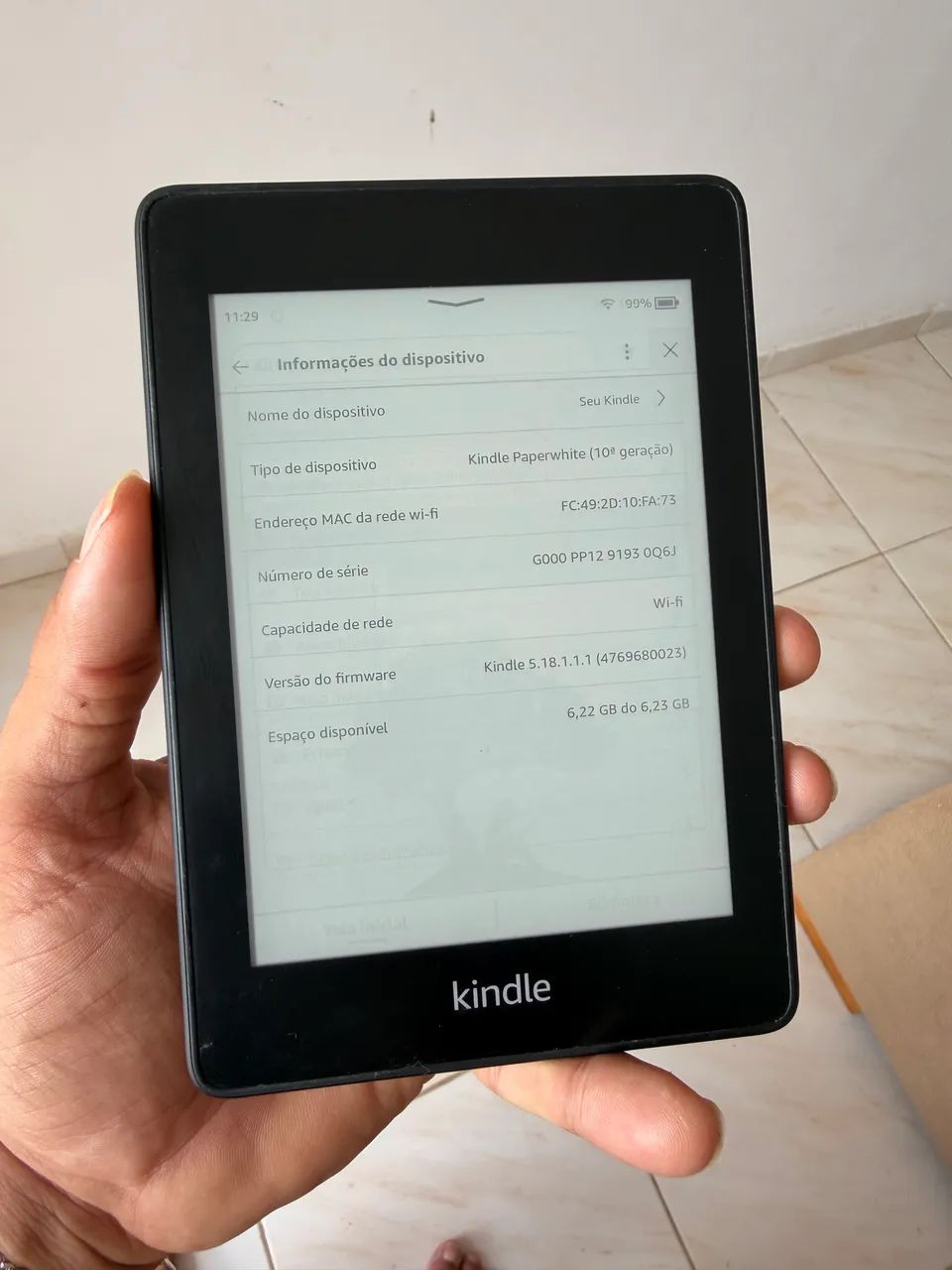 Kindle 10 geração 