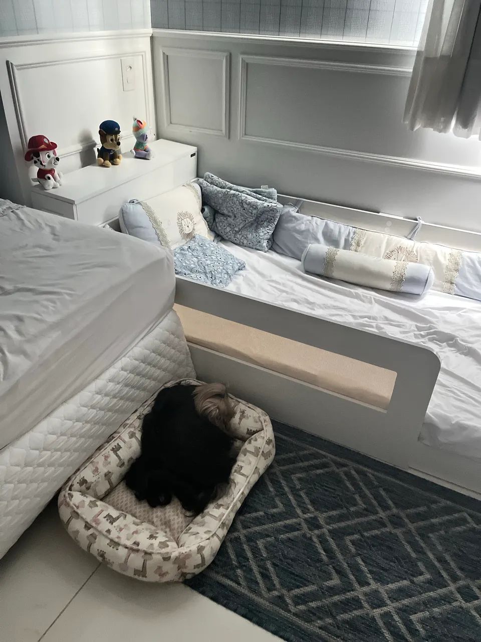 Cama montessoriana MDF branca- Muito Nova! - Foto 2