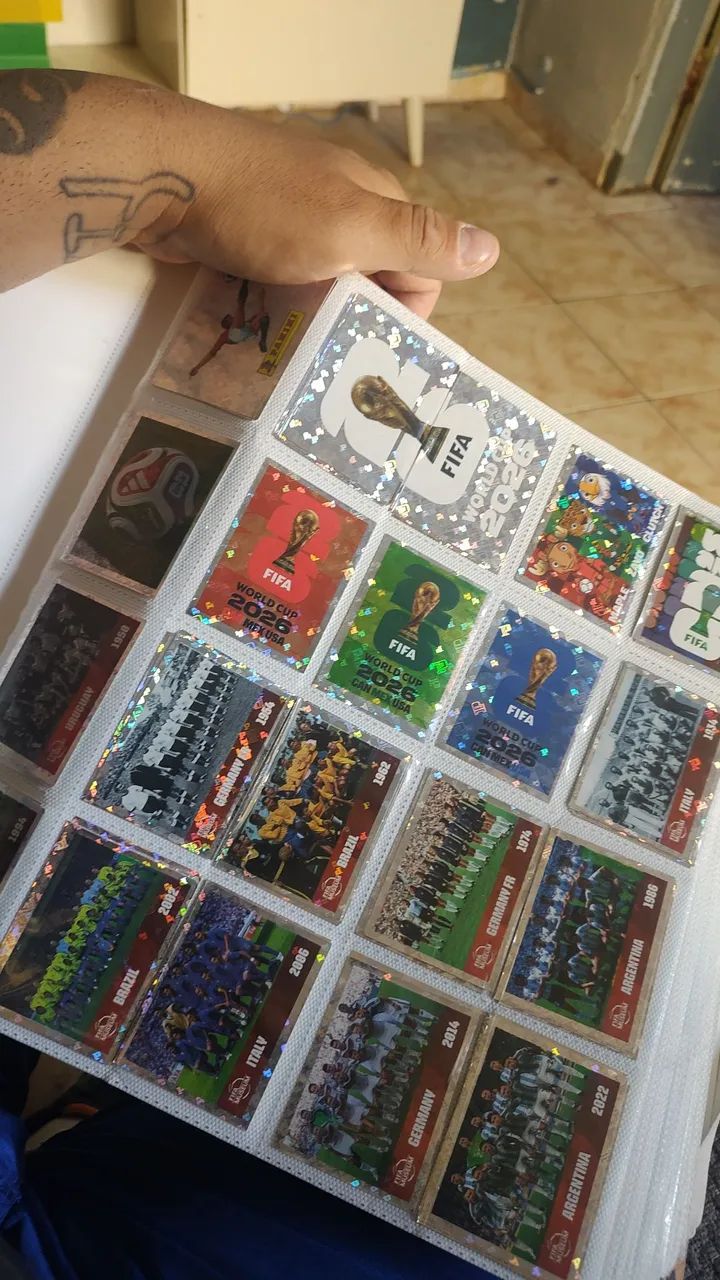 Figurinhas da copca do mundo