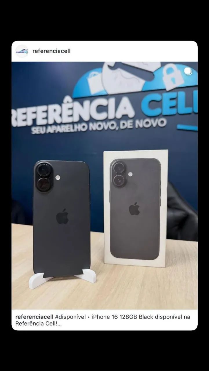 iPhone 16 normal seminovo 92%bateria 
