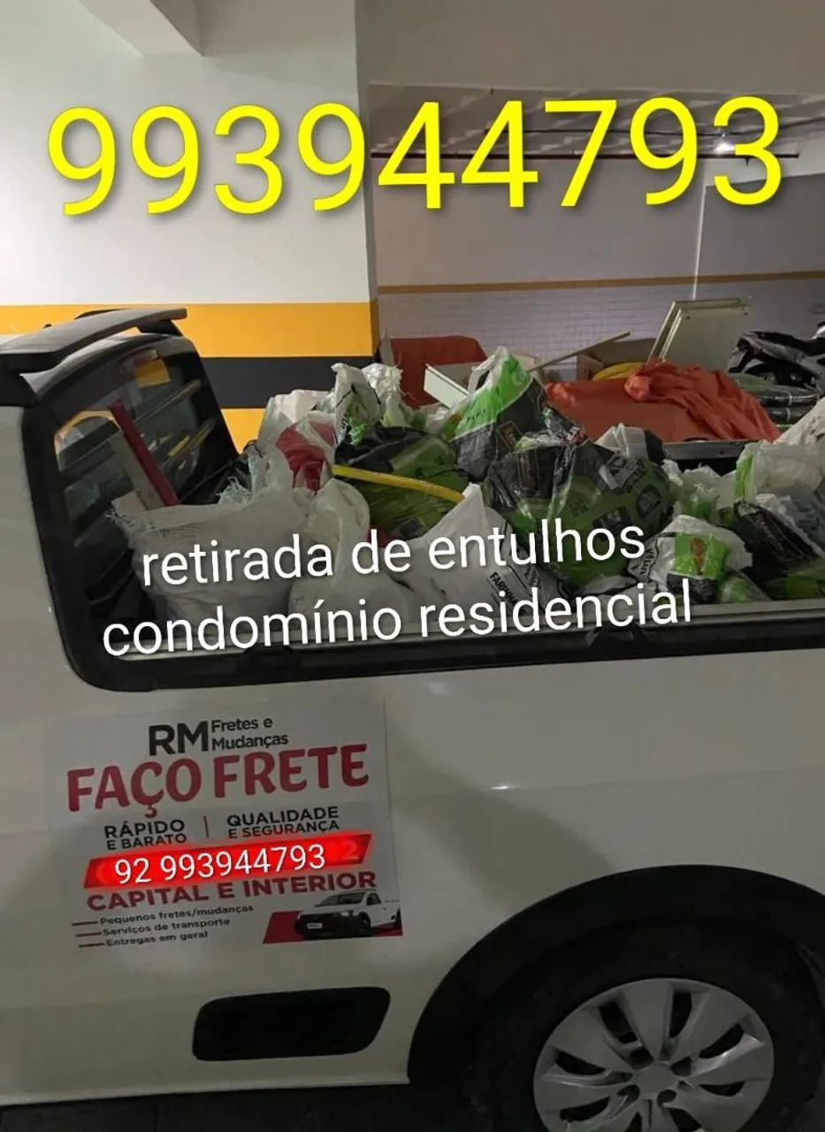 Retirada de entulho moveis velhos