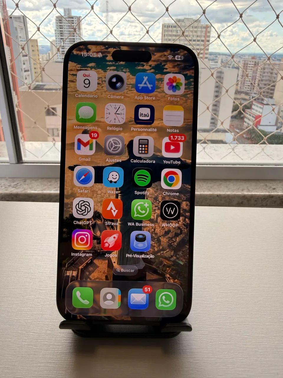 Iphone 15 Pro 256gb Azul - Celulares e Smartphones - Setor Central