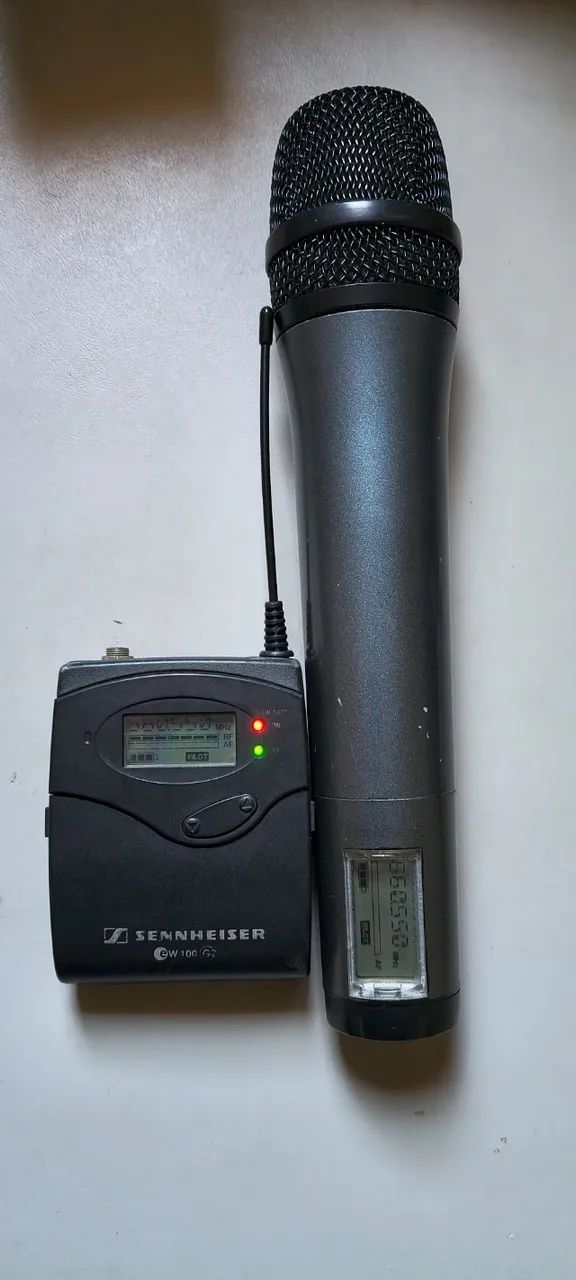 Microfone Sennheiser Ew100 G2 de mão para câmera ou som - Foto 4