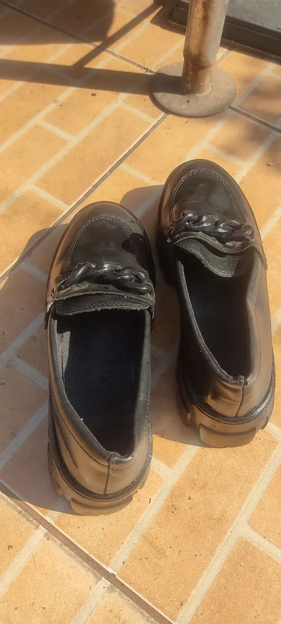 Mocassim preto super estiloso  - Foto 4