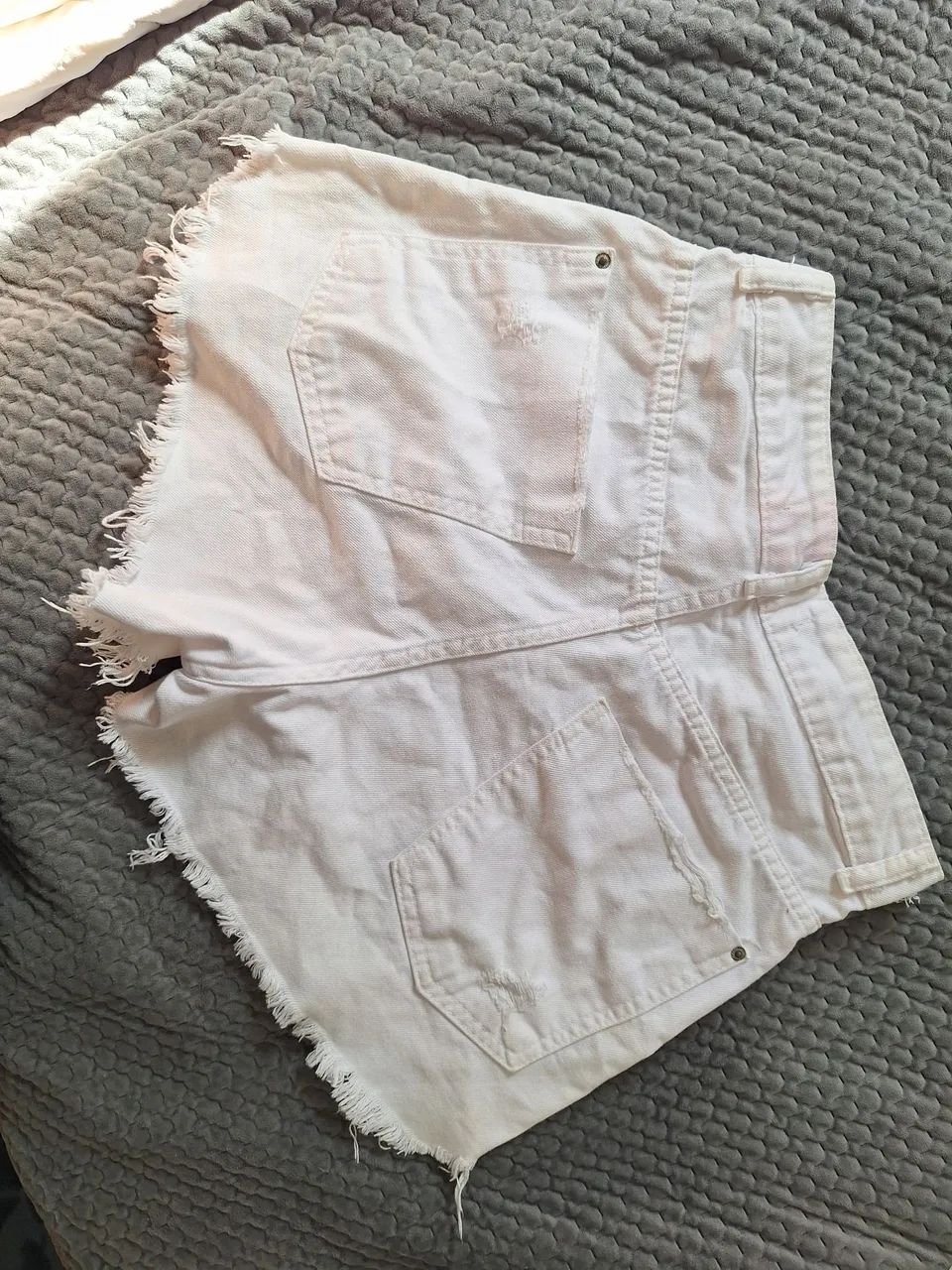 Short jeans branco  - Foto 3