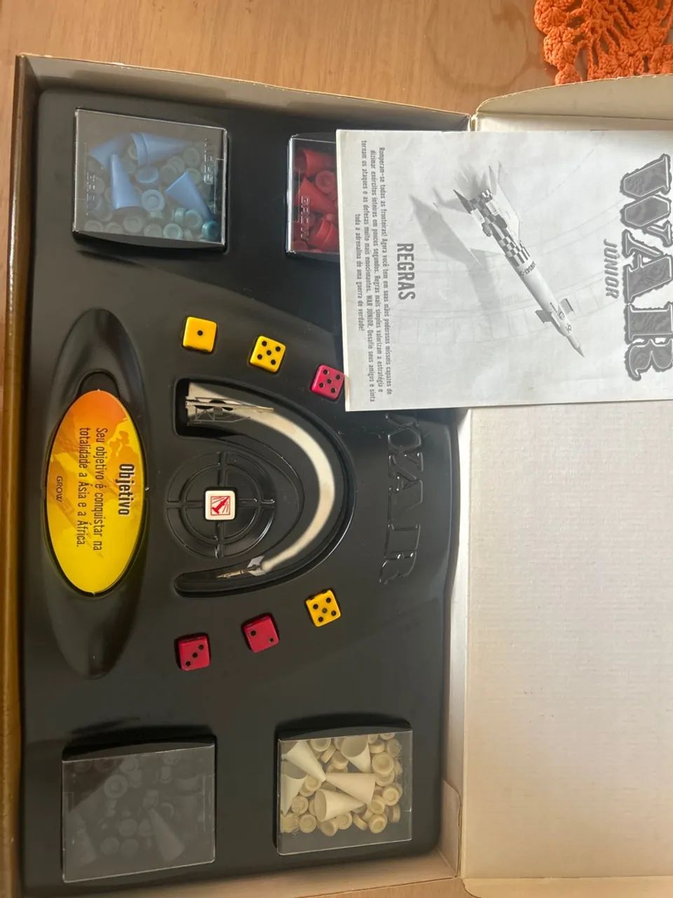 WAR Júnior Grow - Jogo de Tabuleiro Antigo - Completo - Foto 2