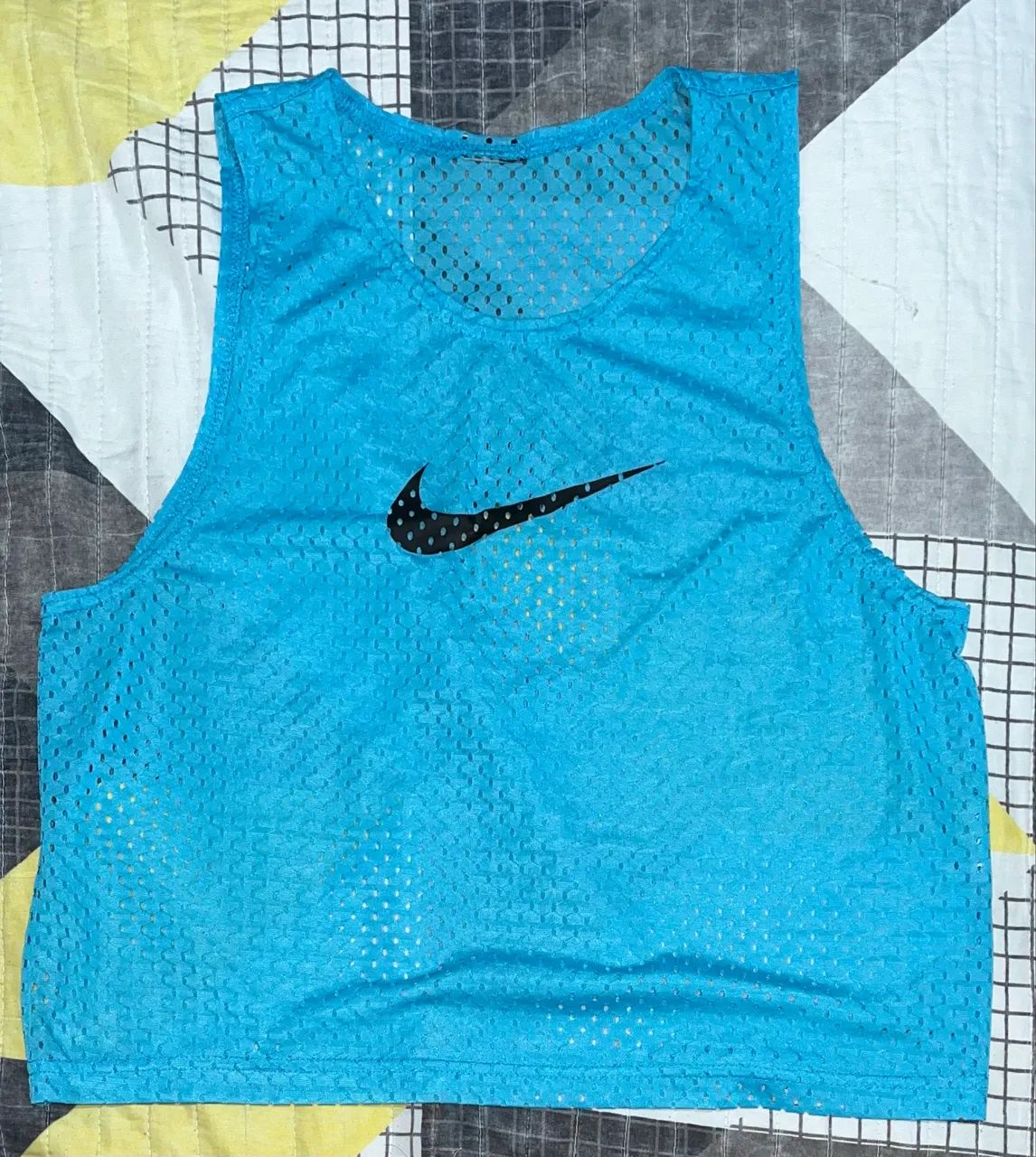 Blusa sobreposta de academia M