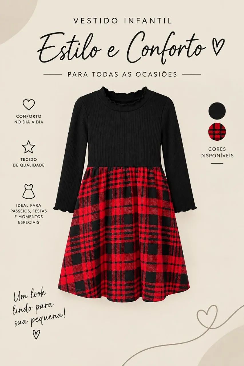 Vestido infantil 