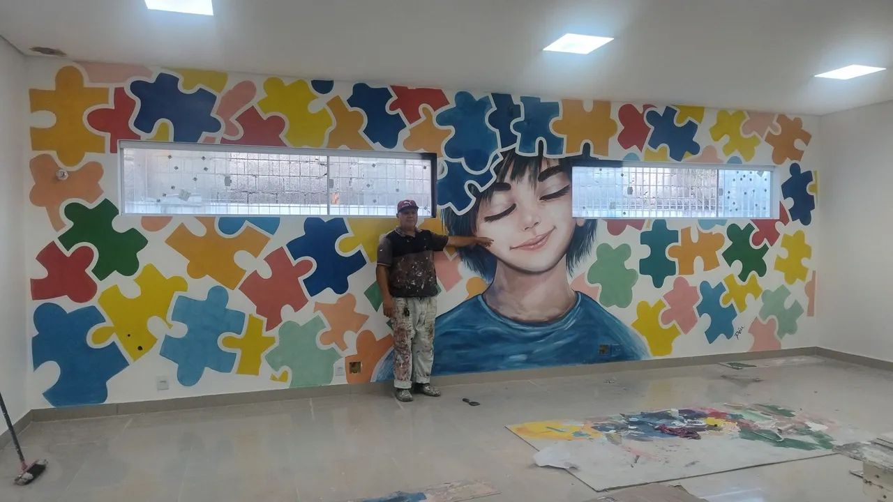 GRAFITE em MUROS DE ESCOLAS - Foto 4