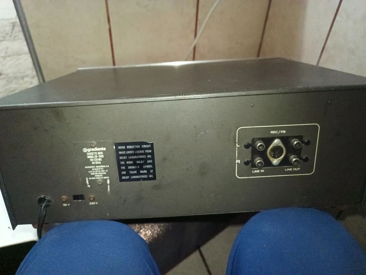 Tape Deck Gradiente CD-3500 p/restaurar  - Foto 5