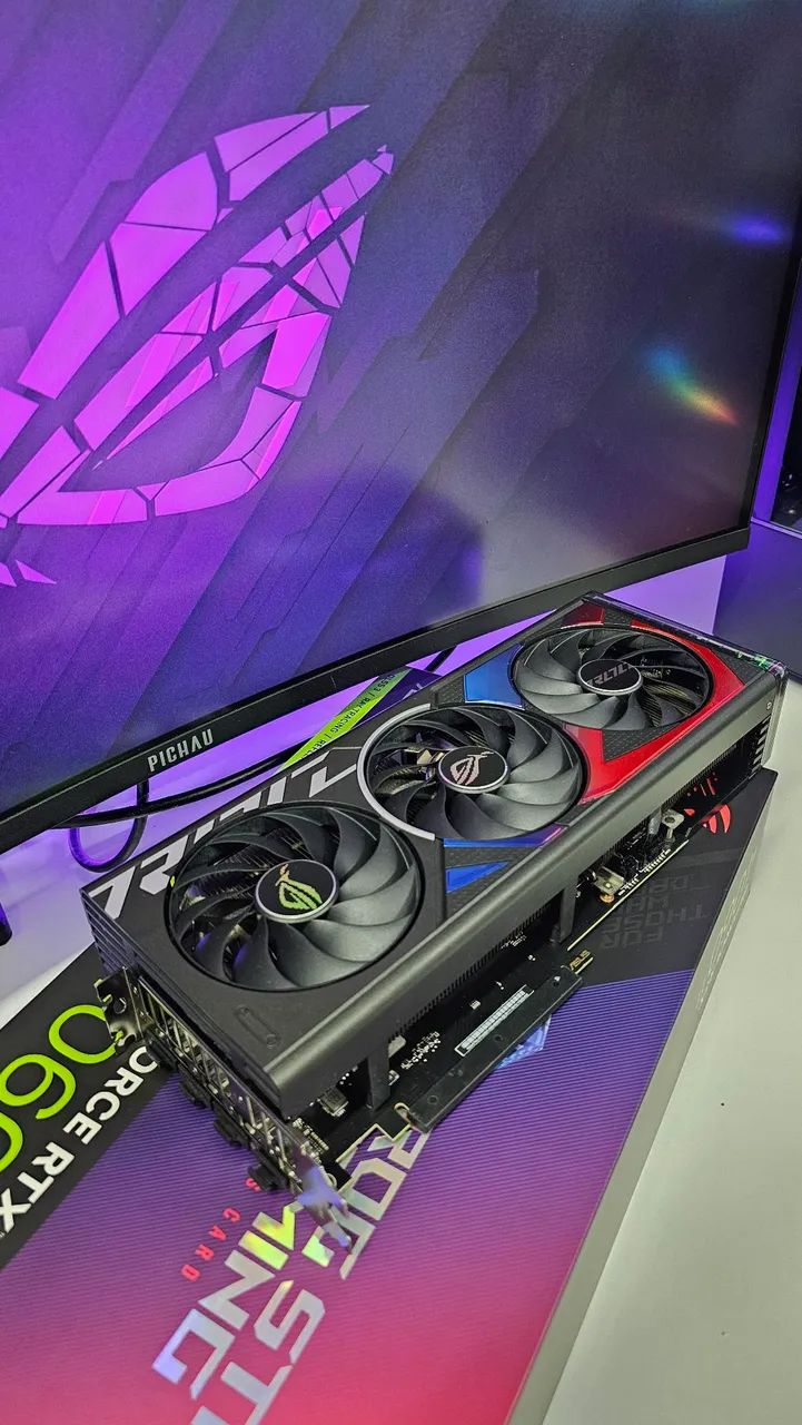 Placa de Video RTX 4060 Ti Rog Strix - 8Gb - Foto 5