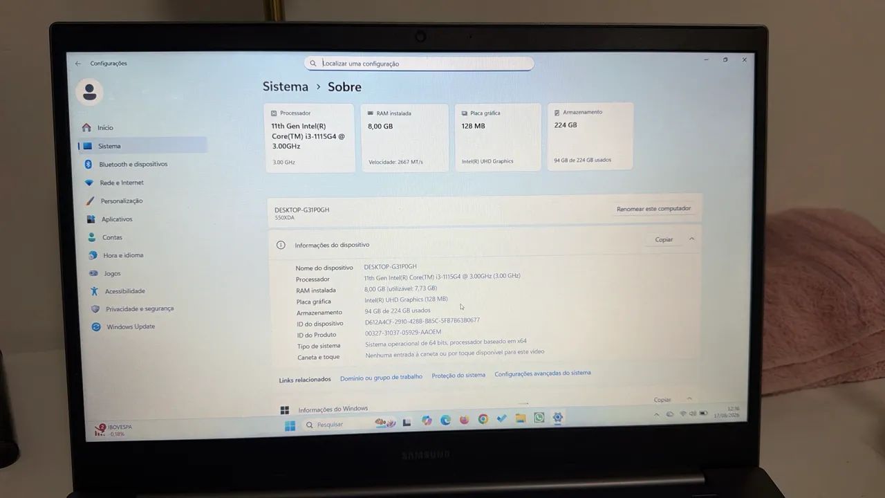 Notbook Samsung G31POGH - Foto 4
