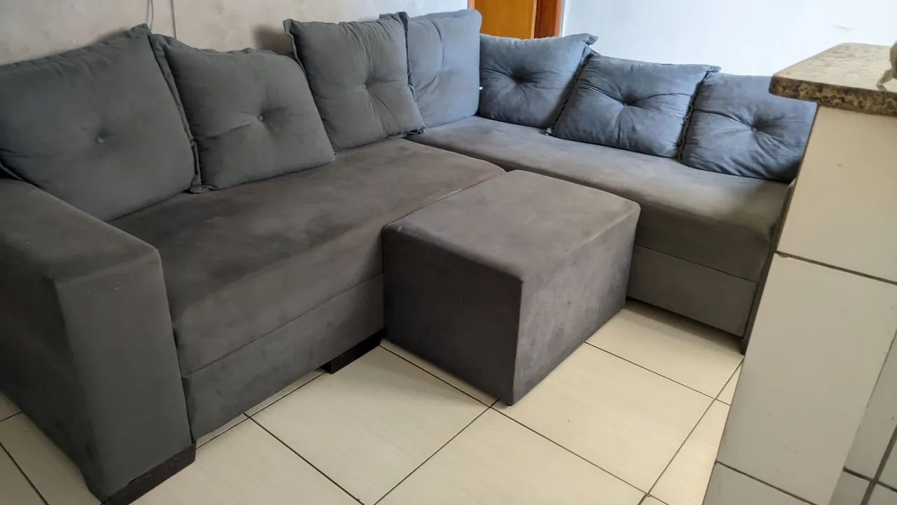 Sofá de canto com 6 lugares  - Foto 2