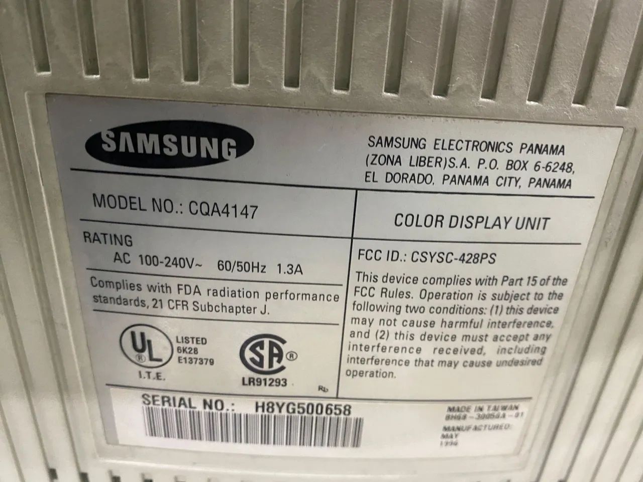 Monitor Samsung CRT - Foto 3