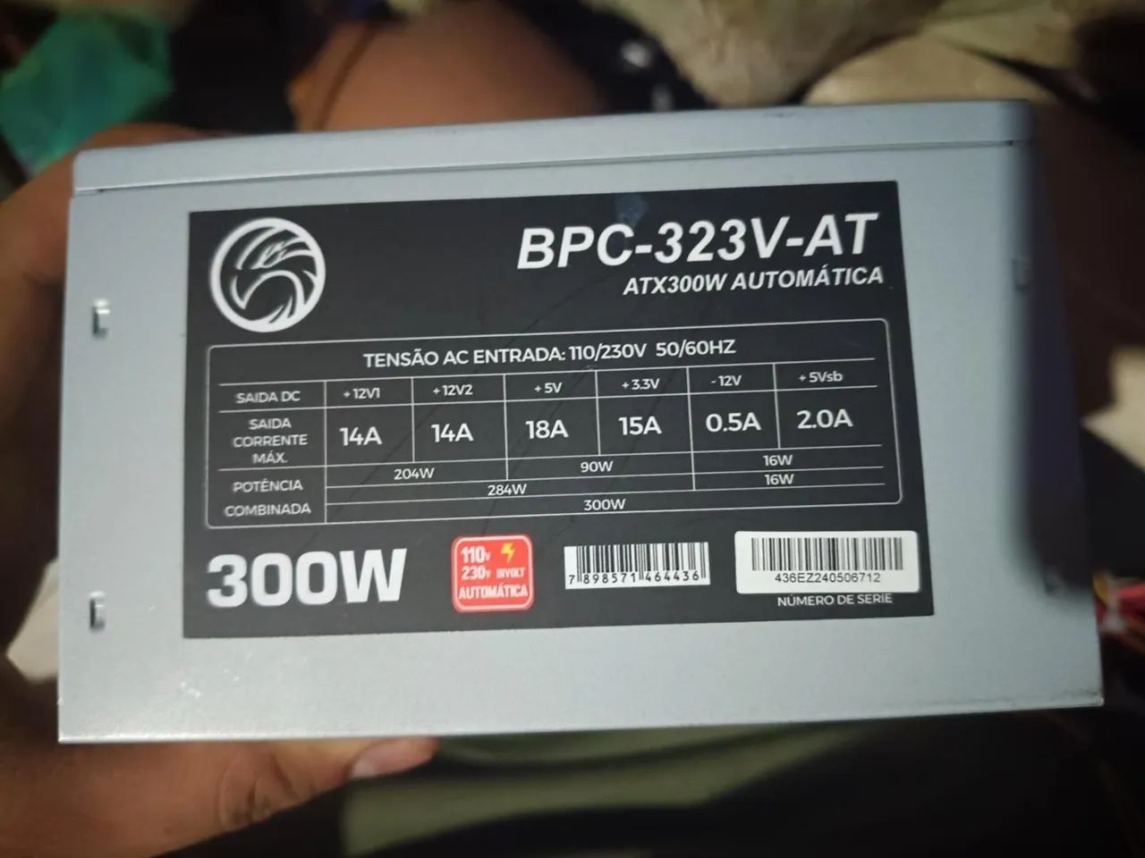 Fonte ATX 300W BPC BPC-323V-AT Bivolt Automática - Foto 4