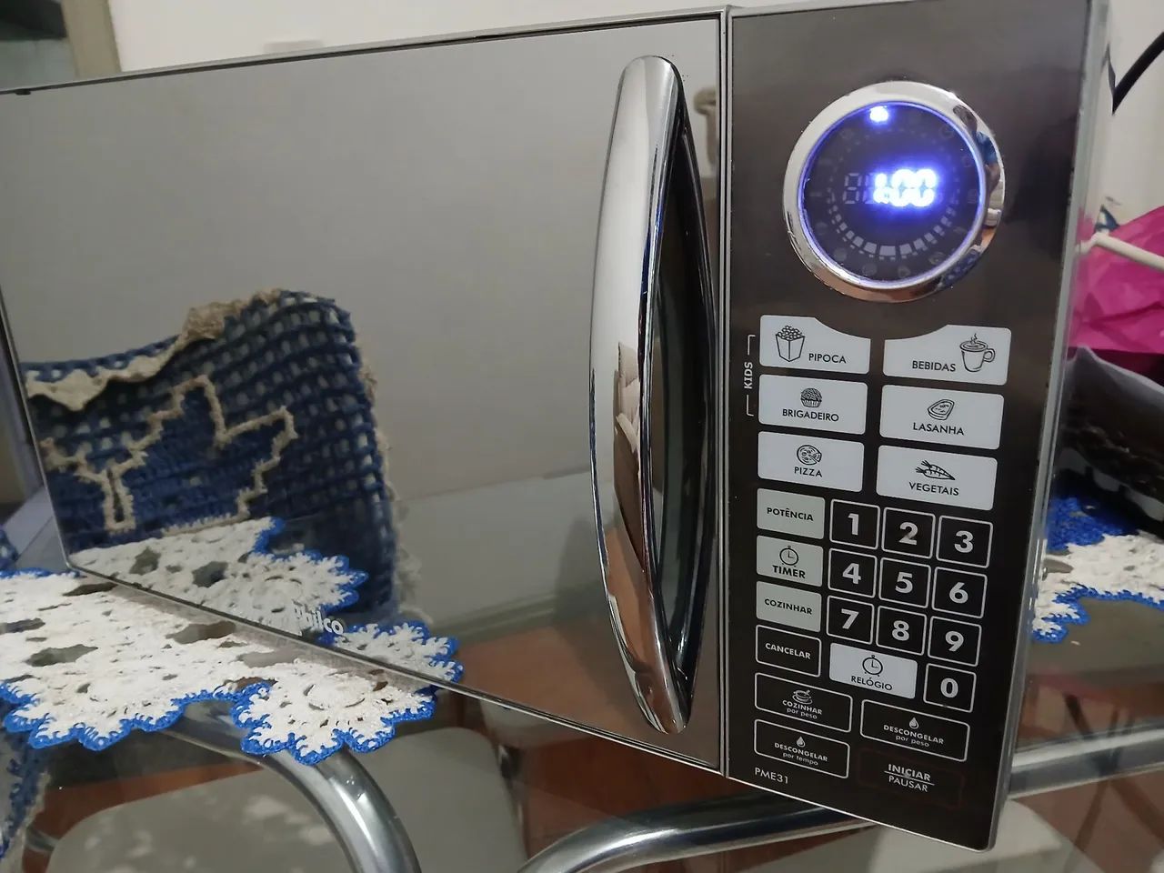 Micro-ondas espelhado philco 31 litros  - Foto 2