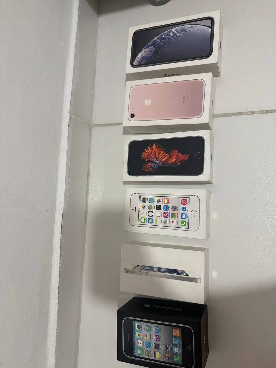 Caixas de IPhone 3s, 5, 5s, 6s, 7, XR - Foto 4