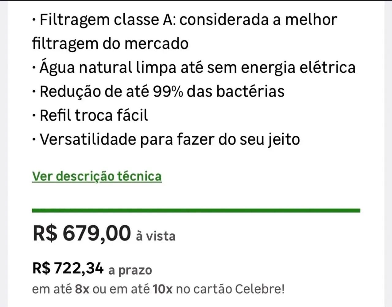 Filtro de Água  - Foto 3