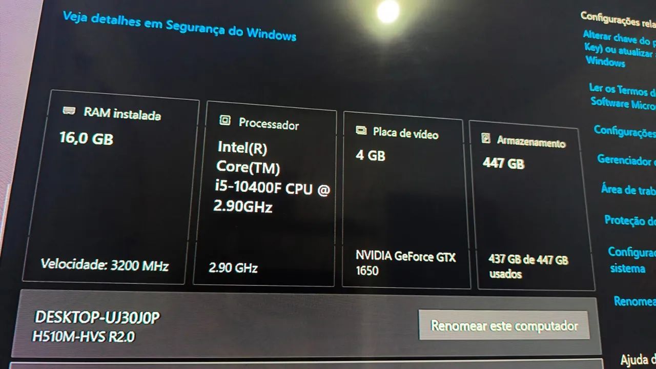 PC GAMER i5 10400f GTX 1650  - Foto 2