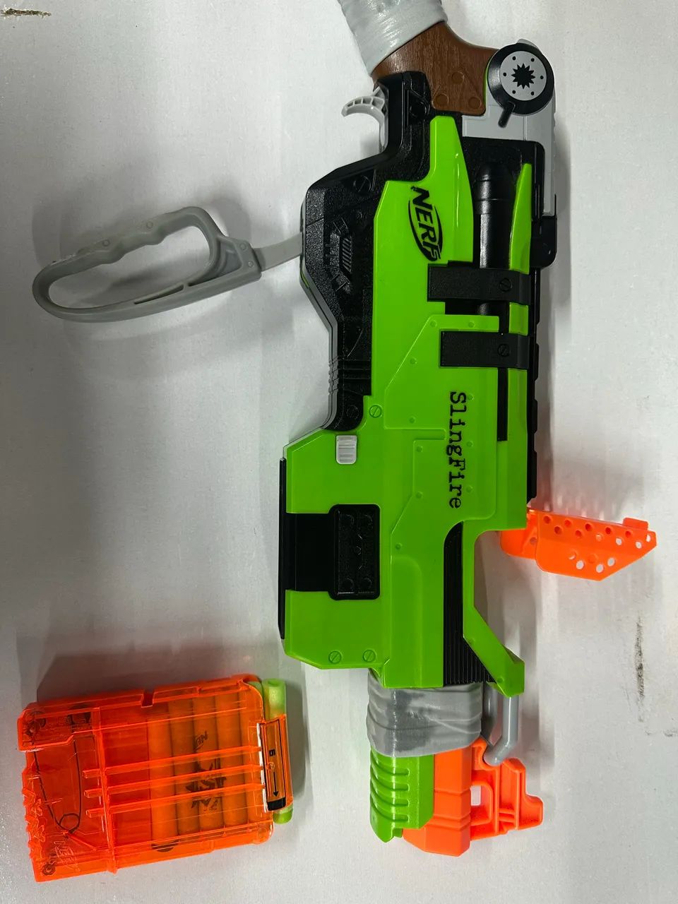Nerf original, com dardos, pente - Foto 3