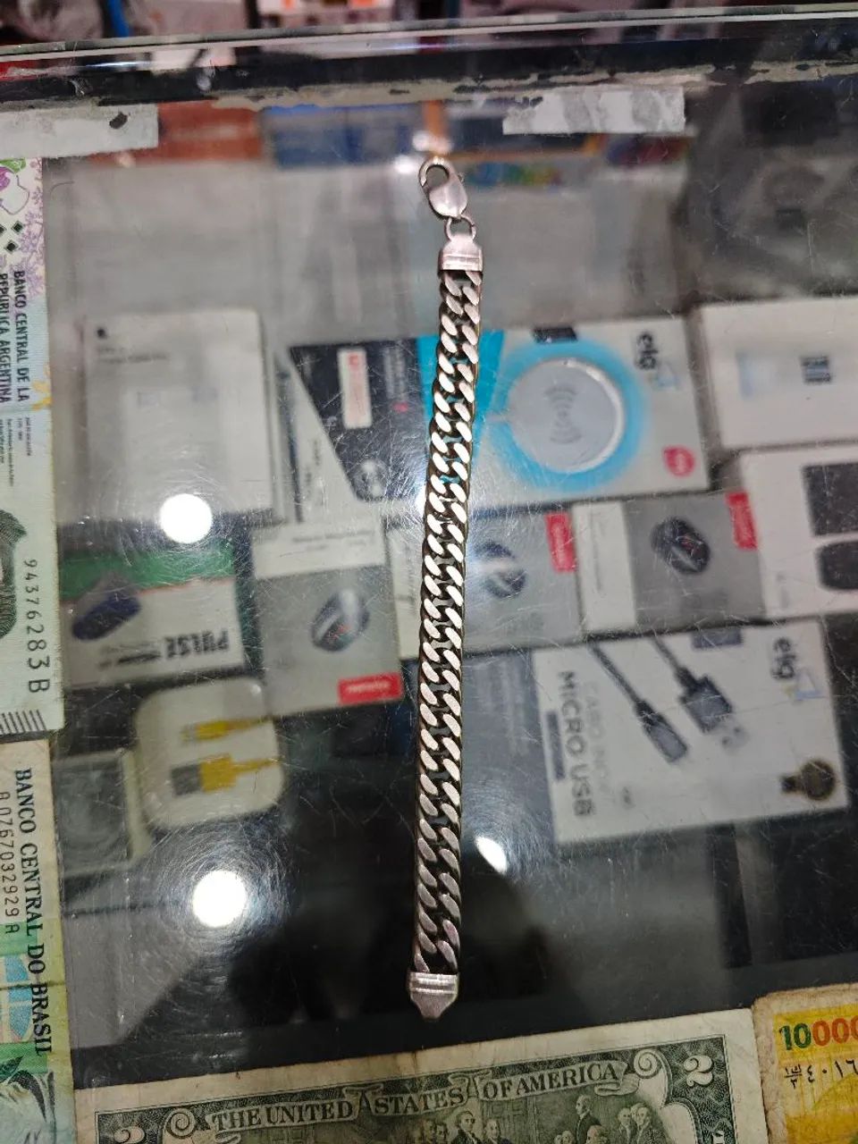 Pulseira de prata 925 maciça - Foto 4