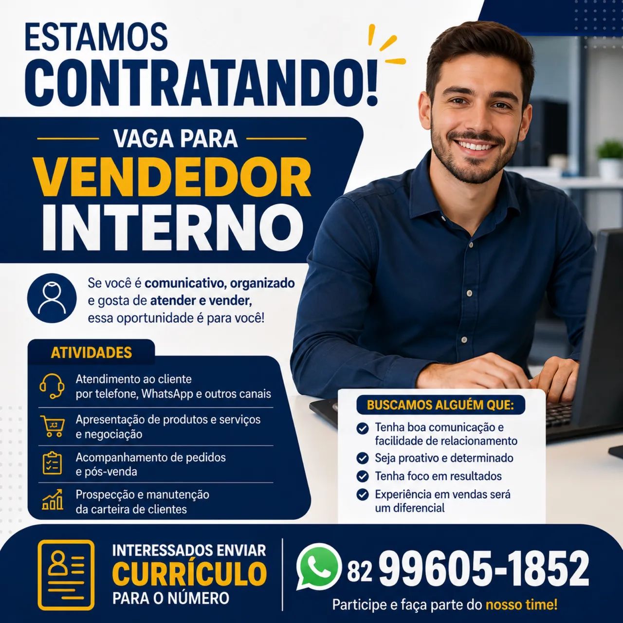 Oportunidade Vaga para Vendedor  - Foto 2