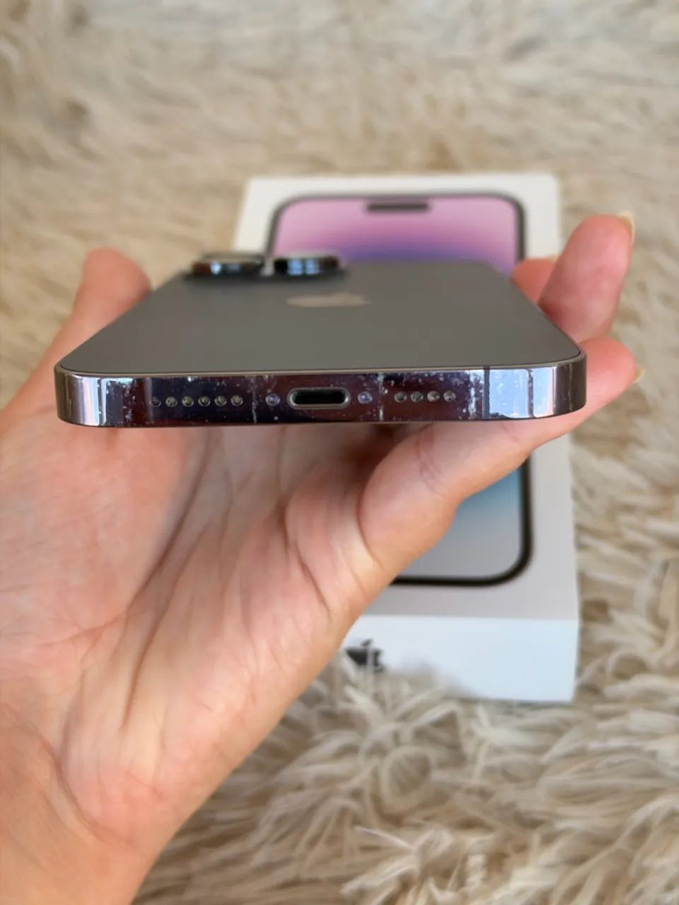 iPhone 14 Pro Max 128gb - Roxo-profundo - Modelo Americano - Foto 4