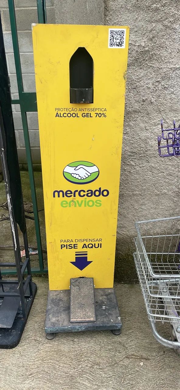 Suporte para álcool em gel