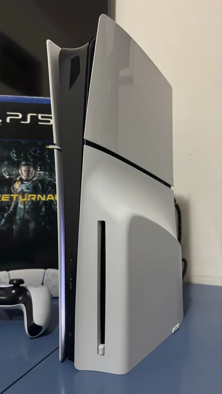 Ps5 slim com leitor de disco - Foto 2